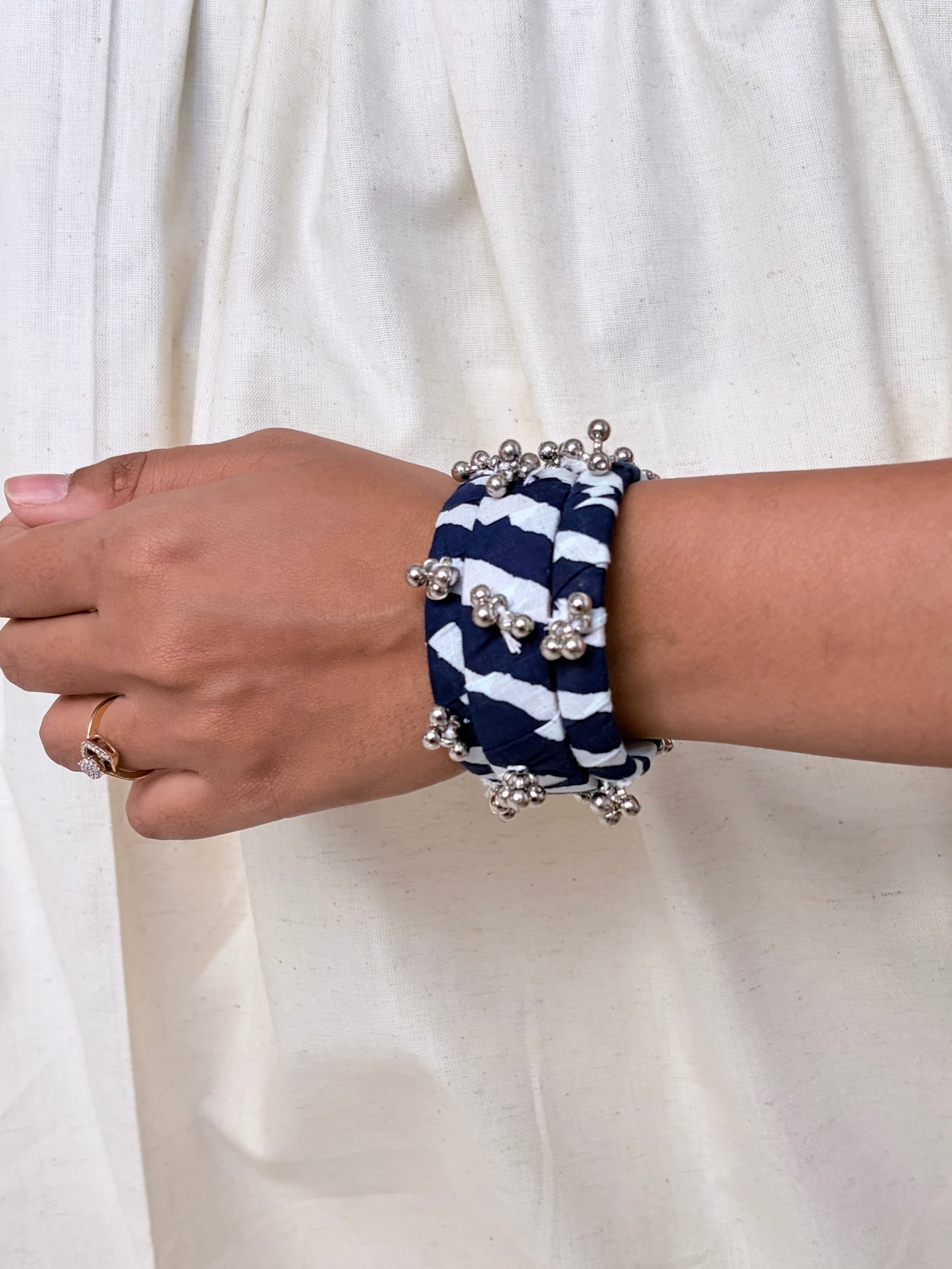 Lariya Bangles — handcrafted kada and bangle set by House of Falguni