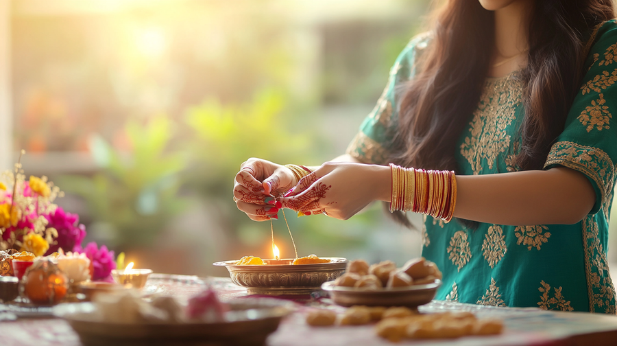 Raksha Bandhan 2026 outfit ideas — festive handcrafted Indo-western kurtis and co-ords by House of Falguni