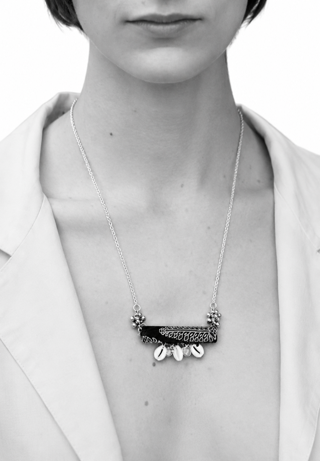 Fabric Bar Neckpiece