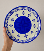 Heritage Blue Ceramic Quarter Plates — hand-painted blue quarter plates, set of 2, House of Falguni