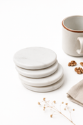 Table Companions — hand-carved marble coasters, set of 4, House of Falguni