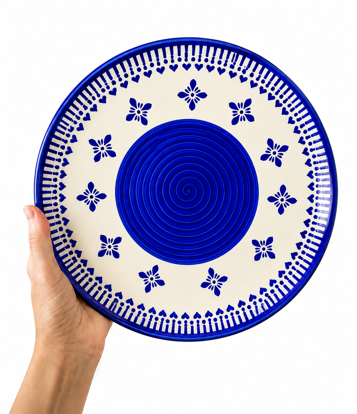 Heritage Blue Ceramic Quarter Plates (Set of 2)
