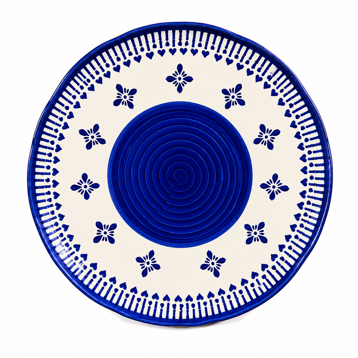 Heritage Blue Ceramic Quarter Plates (Set of 2)