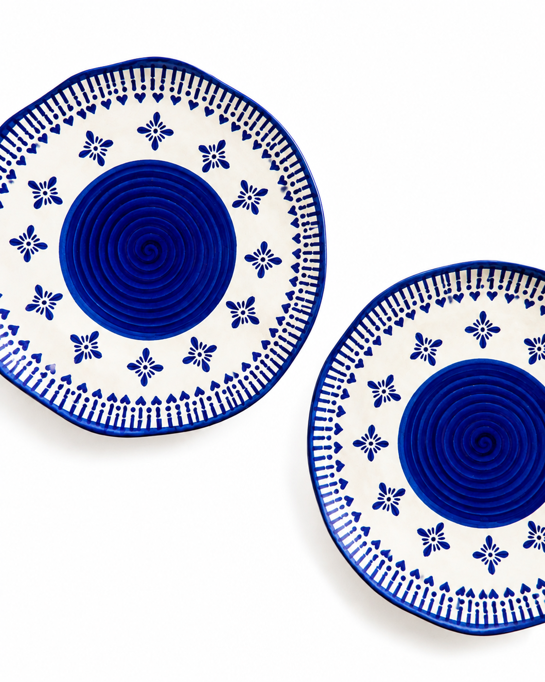 Heritage Blue Ceramic Quarter Plates (Set of 2)