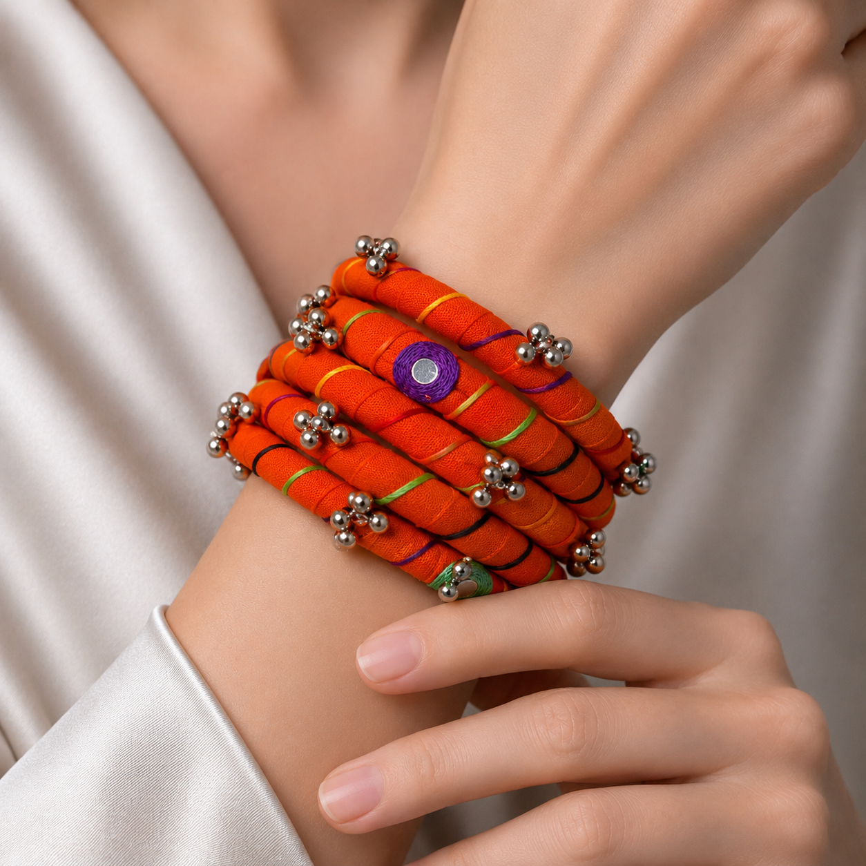 Rangriti Charm Bangles — festive ghungroo bangles set for women India