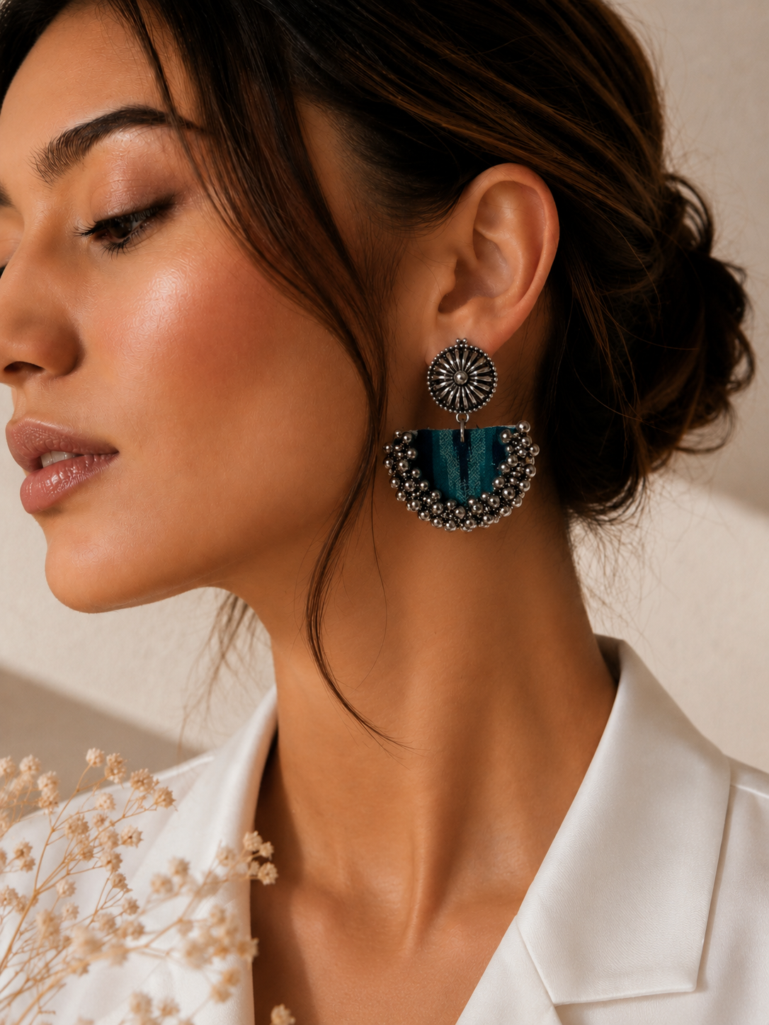 Chandbali Earrings — traditional crescent chandbali for women, styled India