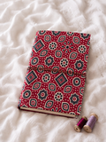 Katha Fabric Diary — Amber Buti mustard ditsy block-print handcrafted cotton journal India