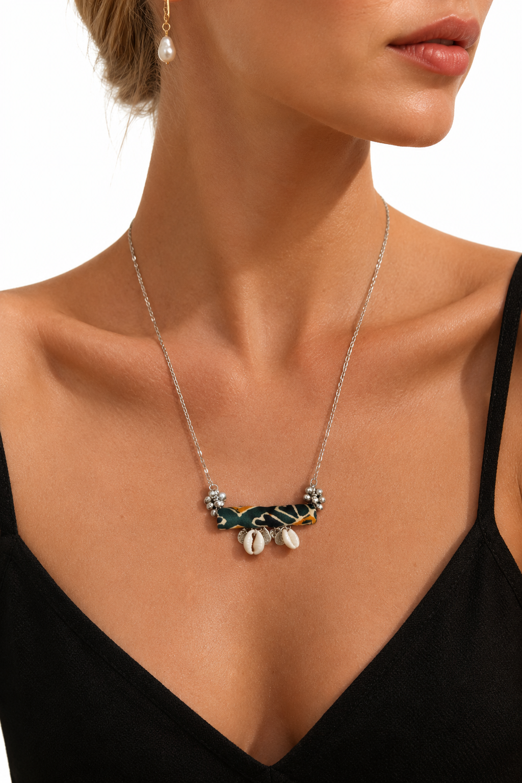 Fabric Bar Neckpiece