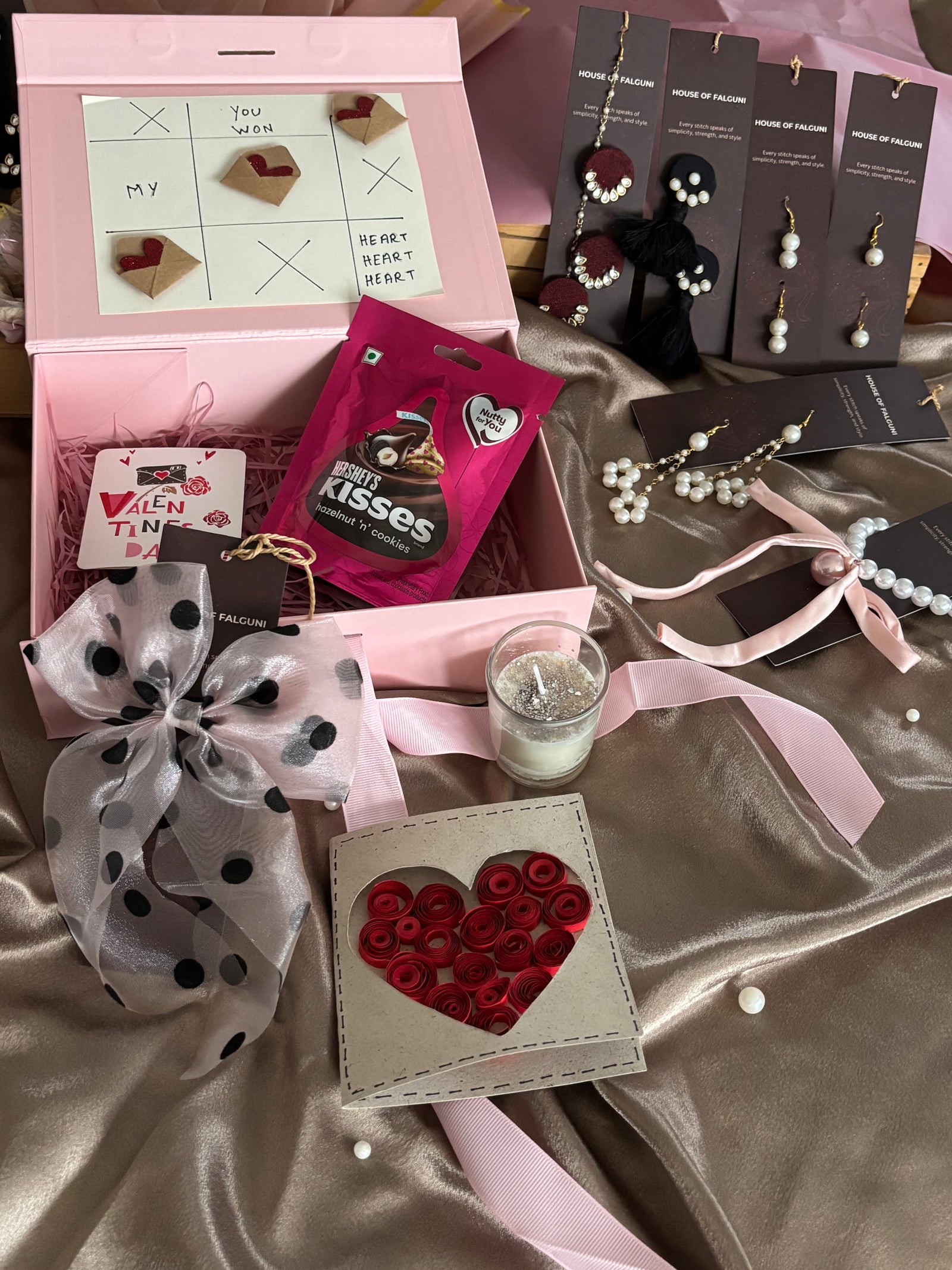The Pearl Gift Box — handcrafted jewellery gift set House of Falguni India