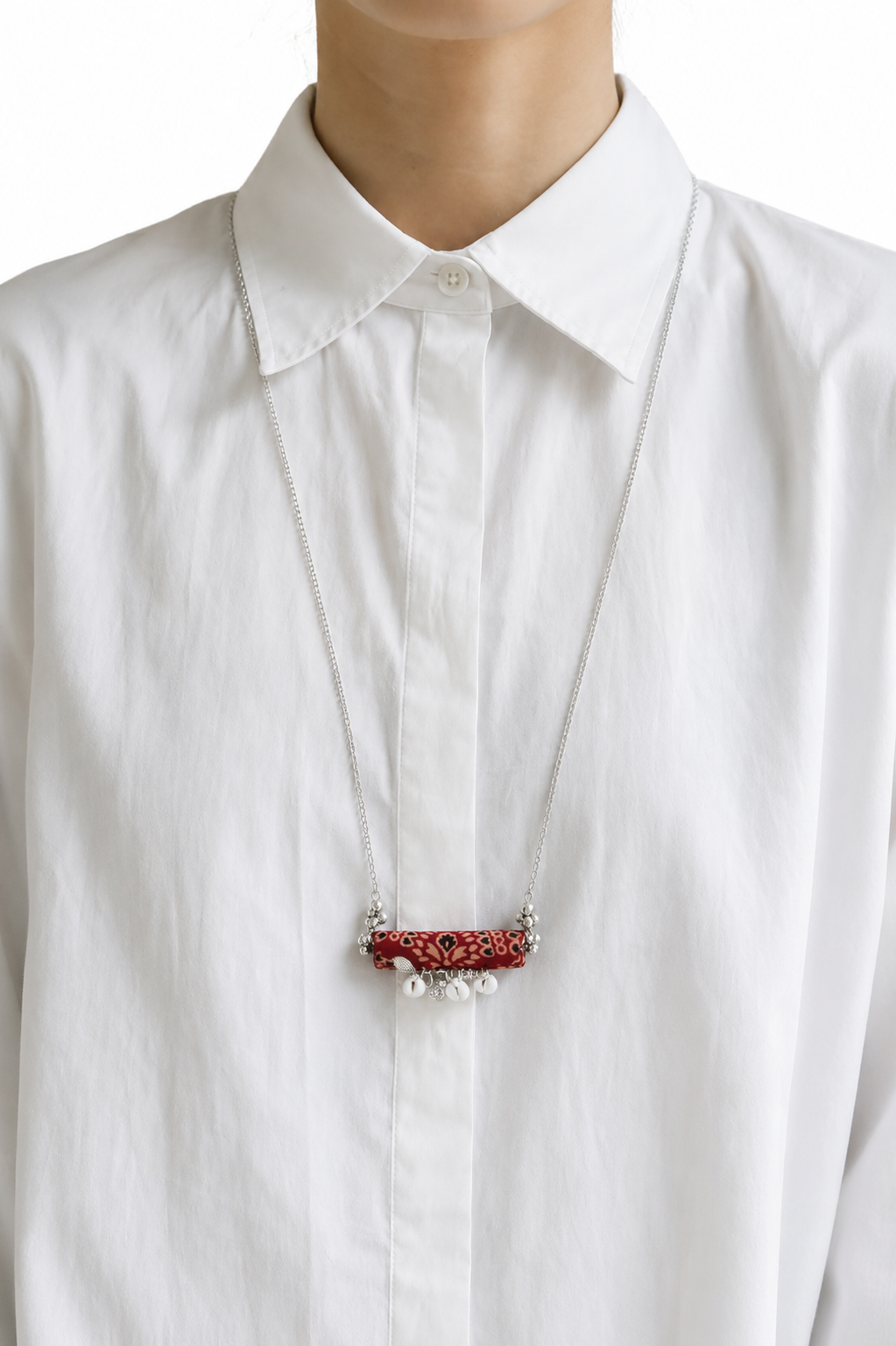 Fabric Bar Neckpiece