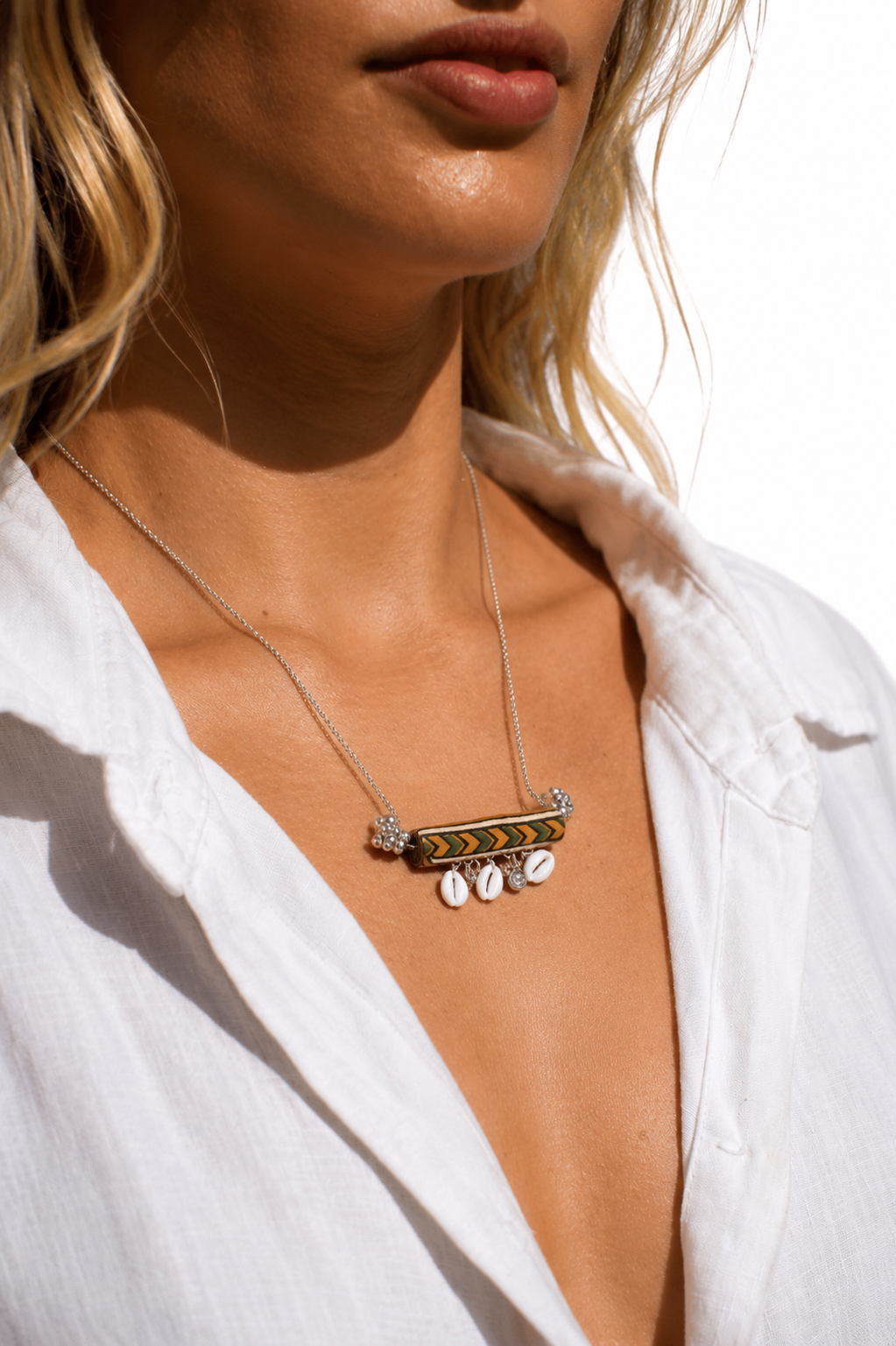 Fabric Bar Neckpiece